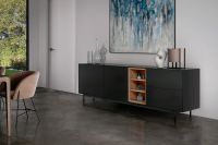 Sideboard 'Aurora' 200 cm - Schwarz lackiert mit LED Beleuchtung Schleswig-Holstein - Nahe Vorschau