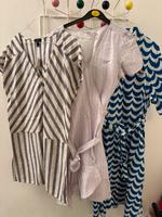 Marimekko uniqlo Leinen M J. Crew GAP Kleid Tunika blau Flieder Düsseldorf - Pempelfort Vorschau
