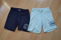 2 für 1 * H&M Baumwolle-Shorts * Gr. 164 * türkis / dunkelblau Dresden - Briesnitz Vorschau