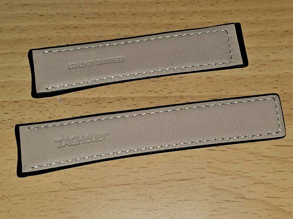 Tag Heuer Carrara Armband Strap Kalbsleder schwarz20 18 Leder Neu in Frankfurt am Main