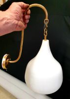 Retro Vintage Wandlampe Messing Bügel und Glasschirm aus den 70er Baden-Württemberg - Sindelfingen Vorschau