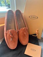 Tod‘s Mokassins Slipper Gr. 37 orange beige neu zum Verkauf Hessen - Runkel Vorschau