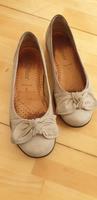 GABOR Ballerinas aus Nubuk Leder in beige 36 (3) mit Schleife Berlin - Lichtenberg Vorschau