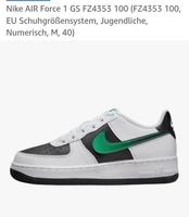 Nike Air force 1 weiß schwarz grün Nordrhein-Westfalen - Schwerte Vorschau