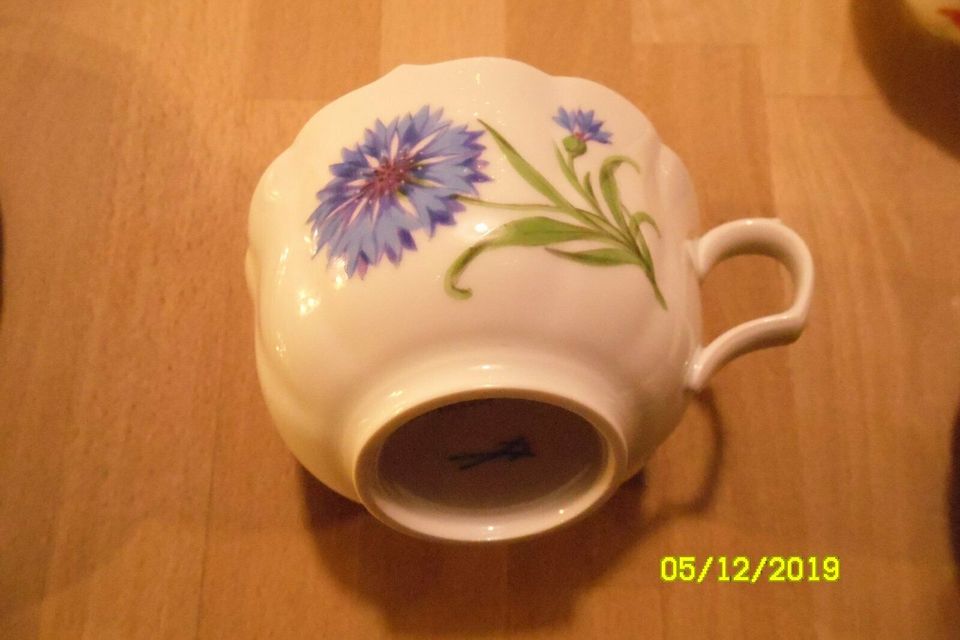 Meissen Kaffeeservice Blume 1. Wahl  ca. 1935-1945 in Wittenmoor