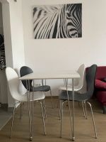 Küchentisch/Tisch + 4 Stühle, weiß, schwarz Niedersachsen - Lüneburg Vorschau