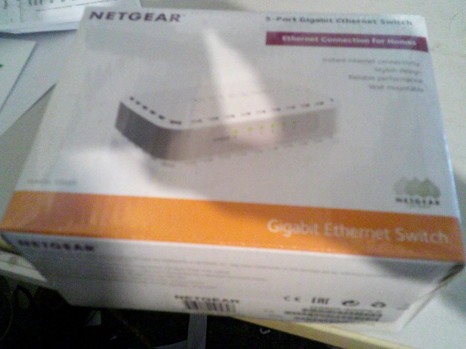 Netgear 5-Port Gigabit Switch 5-Port Gigabit Ethernet Switch, Neu in Kellinghusen