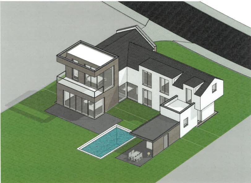 So könnte Ihr Haus aussehen - Baugrundstück mit Baugenehmigung und Planung in Meddewade