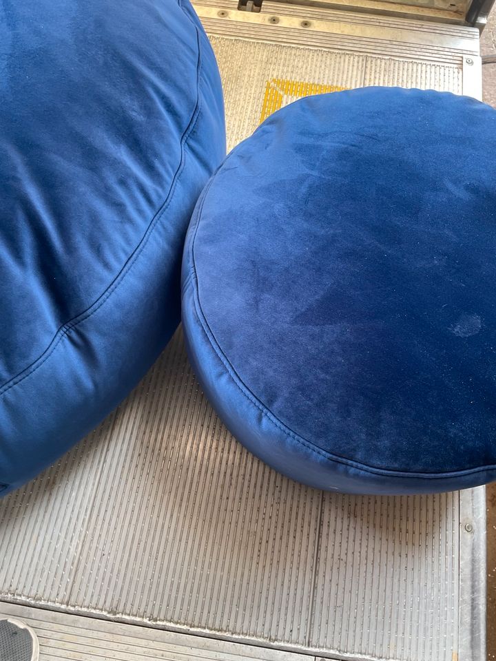 Original Fatboy Sitzhocker Pouf, Sitzpouf XXL+ Fatboy Sitzsack in Rethemer