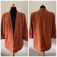 Damen Blazer Jacke mit gerafften Ärmeln - terrakotta orange Köln - Lindenthal Vorschau