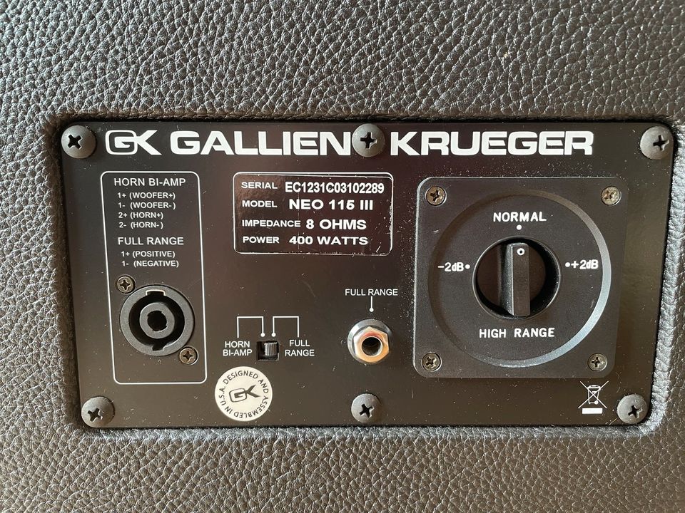 Gallien-Krueger Bass Box NEO 115 III in München