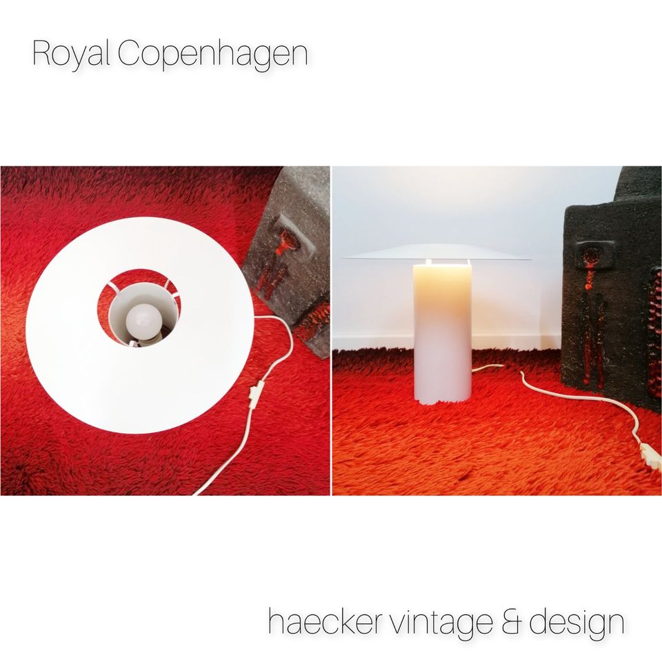 Tischlampe danish design Royal Copenhagen - Holmegaard 70er in Flensburg