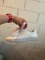 Puma Cali Bold Platform Sneakers in glänzendem Weiß Bayern - Kötz Vorschau