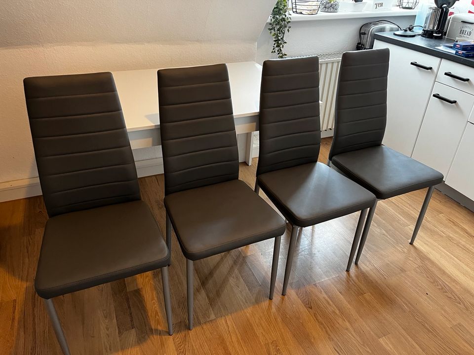 Stuhl /Stühle / Esszimmerstuhl grau, 4 Stck in Soest