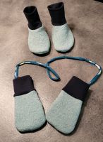 Baby Handschuhe und Babyschuhe/ Puschen  aus Wollwalk/Handmade Nordrhein-Westfalen - Herne Vorschau