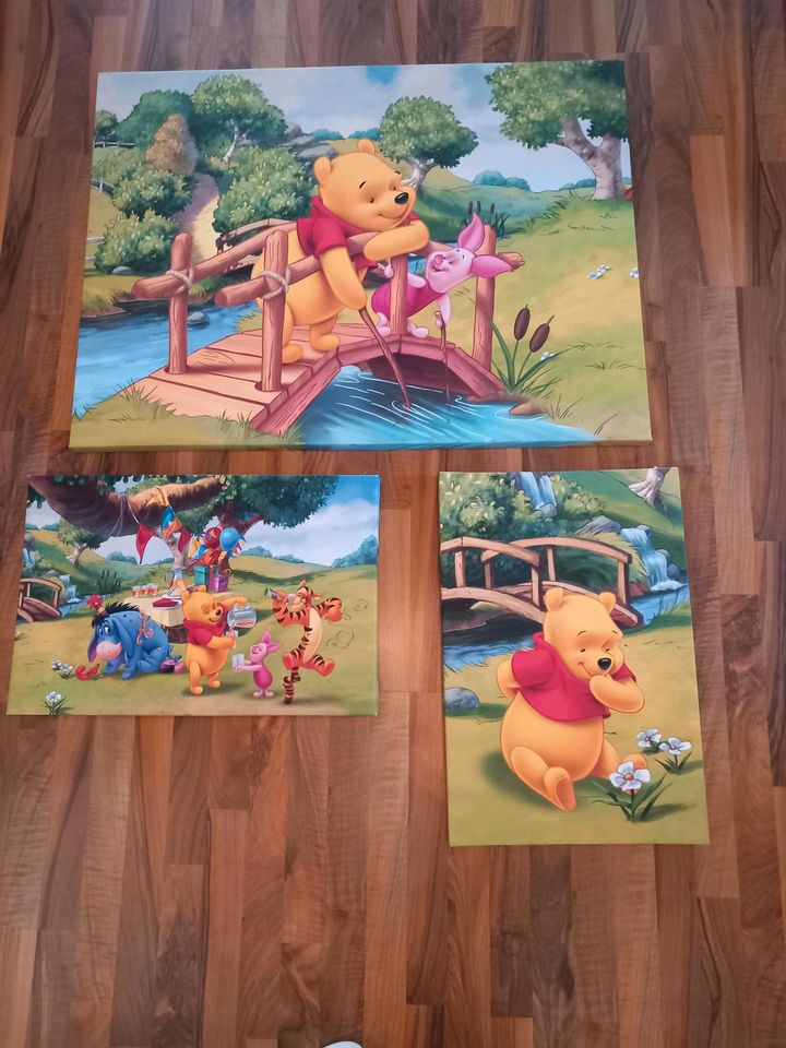 Wandbilder Bilder Leinwand Winnie pooh in Westerwalsede