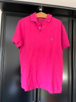 Polo Shirt mit Reiter pink/grün custom fit L/XL Hessen - Heuchelheim Vorschau