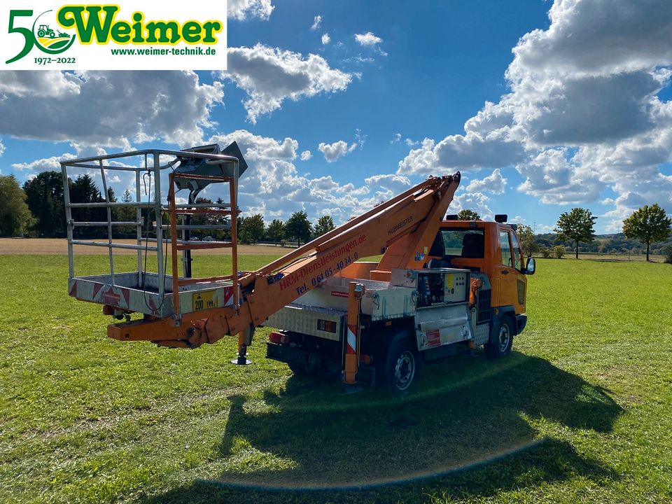 Multicar M30 + Blumenbecker Hubsteiger Teleskoparbeitsbühne HM21T in Lollar