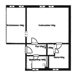 2-Raumwohnung in Kreinitz in Zeithain