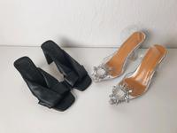 High Heels Pumps durchsichtig gr 35 Schuhe Hackenschu schwarz H&M Mitte - Wedding Vorschau