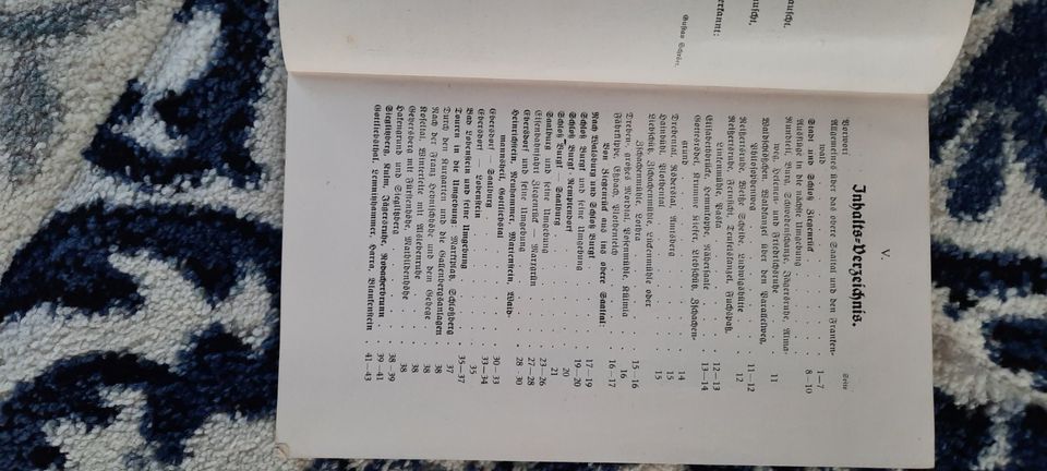 Buch Das obere Saaltal und der nördl. Frankenwald Wanderbuch 1925 in Lauda-Königshofen