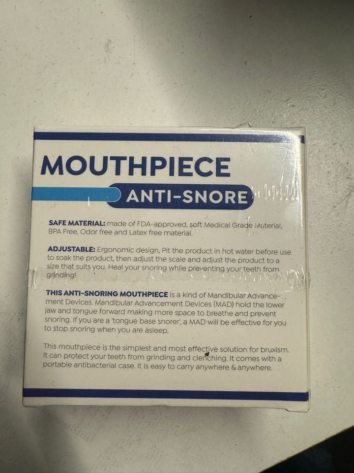 Mouthpiece Anti Snore / Schnarchschiene in Nersingen