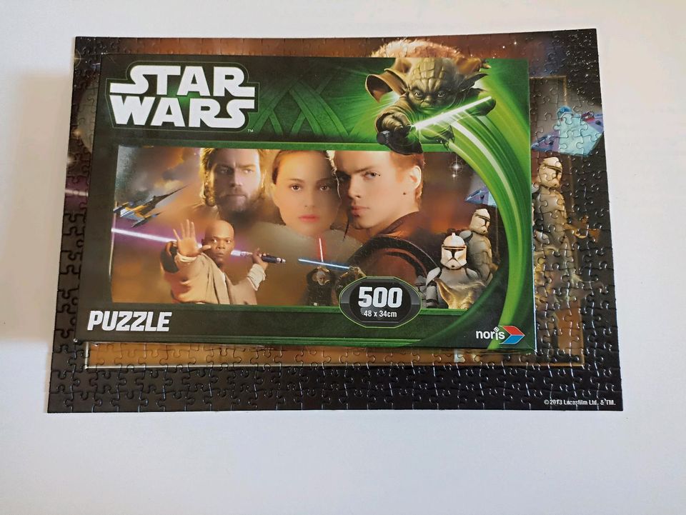 Star Wars Puzzle noris 500 Teile in Laudenbach