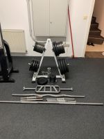 Gewichte Set ca 200kg Scheiben + Stangen Metall Nordrhein-Westfalen - Lage Vorschau