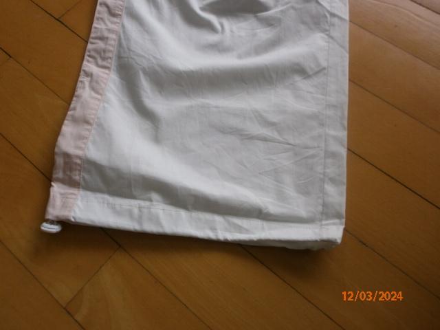 dünne Damen Strand Freizeit Sommer Hose weiß rosa Gr. XL L in Dortmund