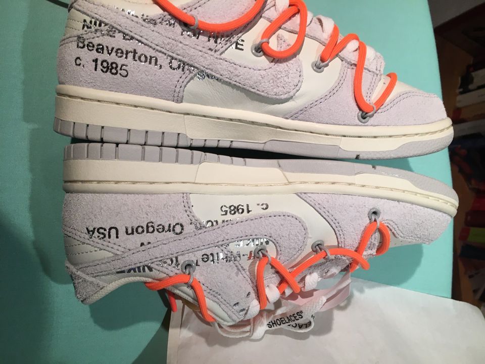 Nike dunk off white lot 31 Größe 38 neu in Stuttgart