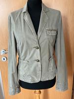 Tom Tailor Blazer Jacke Baumwolle, khaki/olivgrün, Größe 38 Hessen - Trebur Vorschau