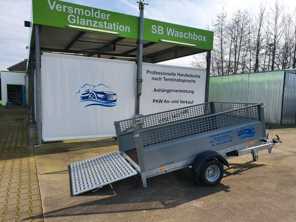 Transportanhänger 750kg zu vermieten leihen Transport Gartengerät in Versmold
