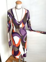 Shirt Kleid VERO MODA L lila orange braun Ibiza Party Hessen - Darmstadt Vorschau