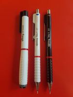 ROTRING TIKKY 2x DRUCKBLEISTIFT + RADIERER STIFT + LEDER ETUI * Berlin - Charlottenburg Vorschau