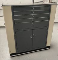 BAISCH Zahnarzt Schrank 50er Metall 100 x 41 x 107cm Nordrhein-Westfalen - Würselen Vorschau