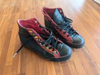 Chucks Converse 36,5 Leder Schwarz Bayern - Amberg Vorschau