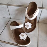 Birkenstock Birki's Gr.38 normale Fußweite weiß Baden-Württemberg - Loffenau Vorschau