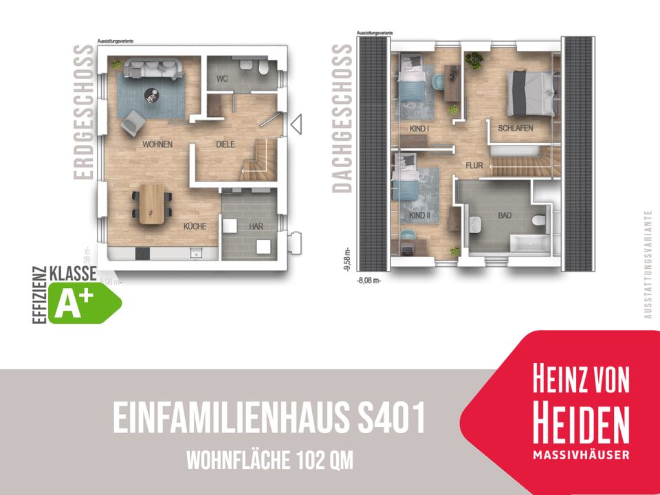 Einfamilienhaus S401 - Neubau Sonneberg - Heinz von Heiden-Haus mit 102qm - inkl. PV-Anlage in Sonneberg