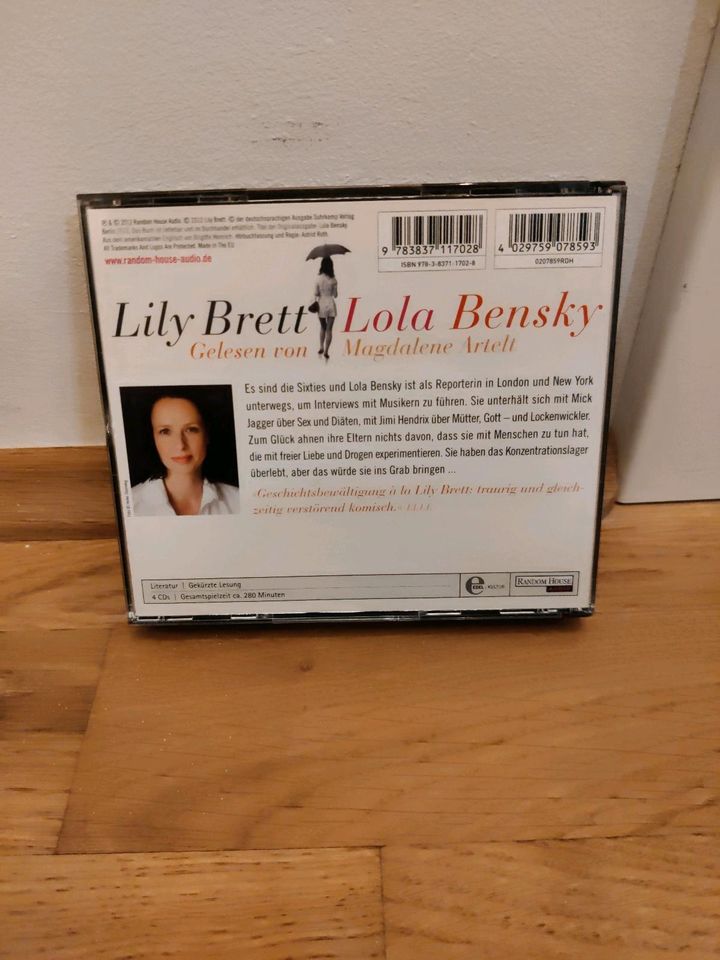 Lily Brett - Lola Bensky Hörbuch 4 CDs in Hamburg