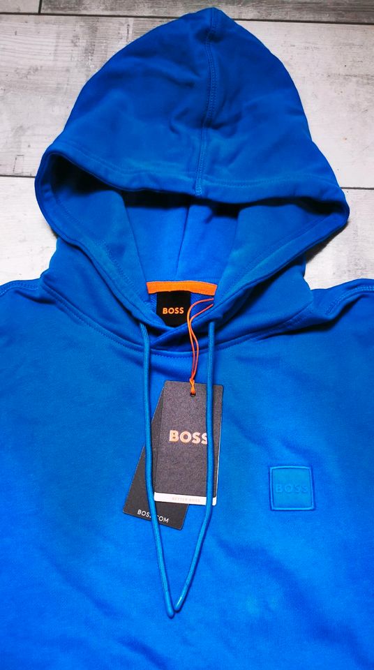 Hugo Boss Hoodie Gr. XS NEU Pullover Sweater Kapuzenpullover Blau in Ingolstadt
