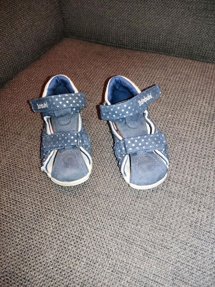 Sandalen Bambulini Mädchen blau silber - Größe 23 in Maxhütte-Haidhof