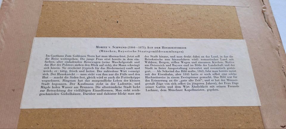 Thomasphosphatkalender 1953: Moritz v. Schwind Hochzeitsreise in Hausham