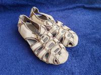 GEOX Damen Sandalen, Beige-Braun, Gr38, Leder+Mesh, TOP Wuppertal - Elberfeld Vorschau