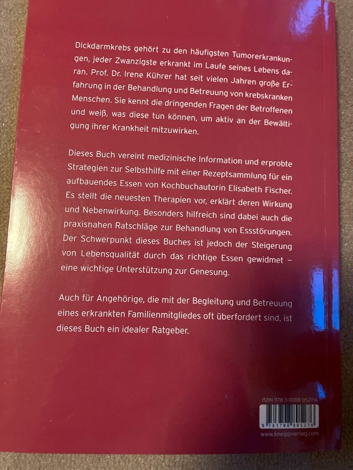 Buch Richtige Ernährung bei Darmkrebs Kührer Fischer in Dresden
