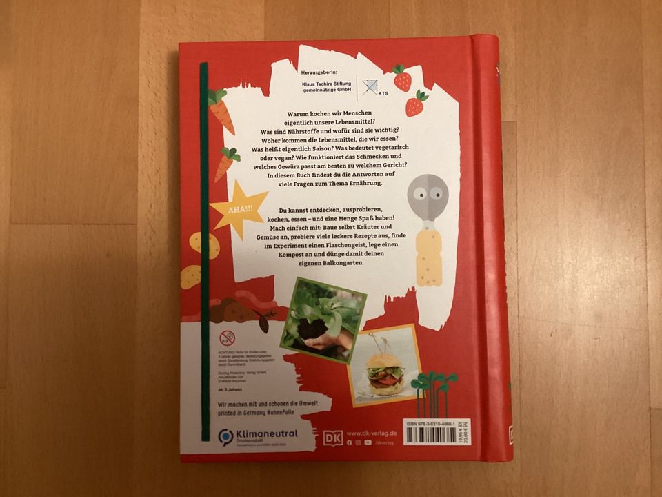 „Schlau essen“ Mitmach-Buch, Rezepte, Gartenprojekte, Experimente in Würzburg