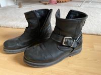 Schwarz Boots echt Leder Stiefel Stiefeletten 38 Diesel Berlin - Kaulsdorf Vorschau