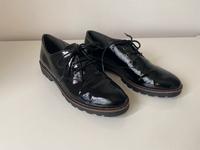 Halbschuh Tamaris schwarz Lack Gr. 40 Bayern - Forchheim Vorschau