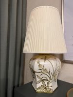 Tischlampe aus Keramik und Stoff beige grün Niedersachsen - Wolfsburg Vorschau