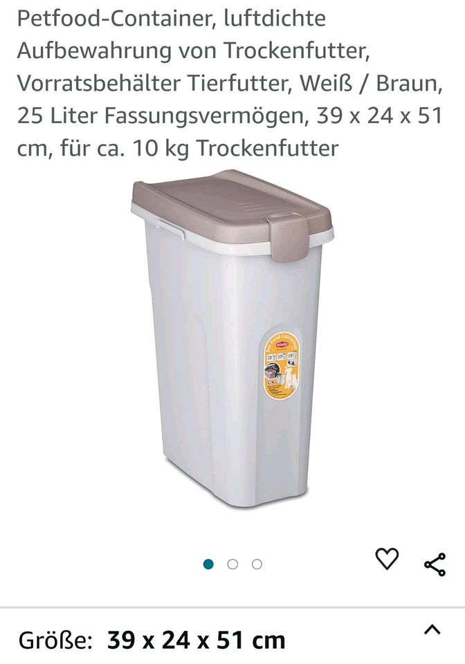 Futtercontainer für 10 kg Trockenfutter in Köln