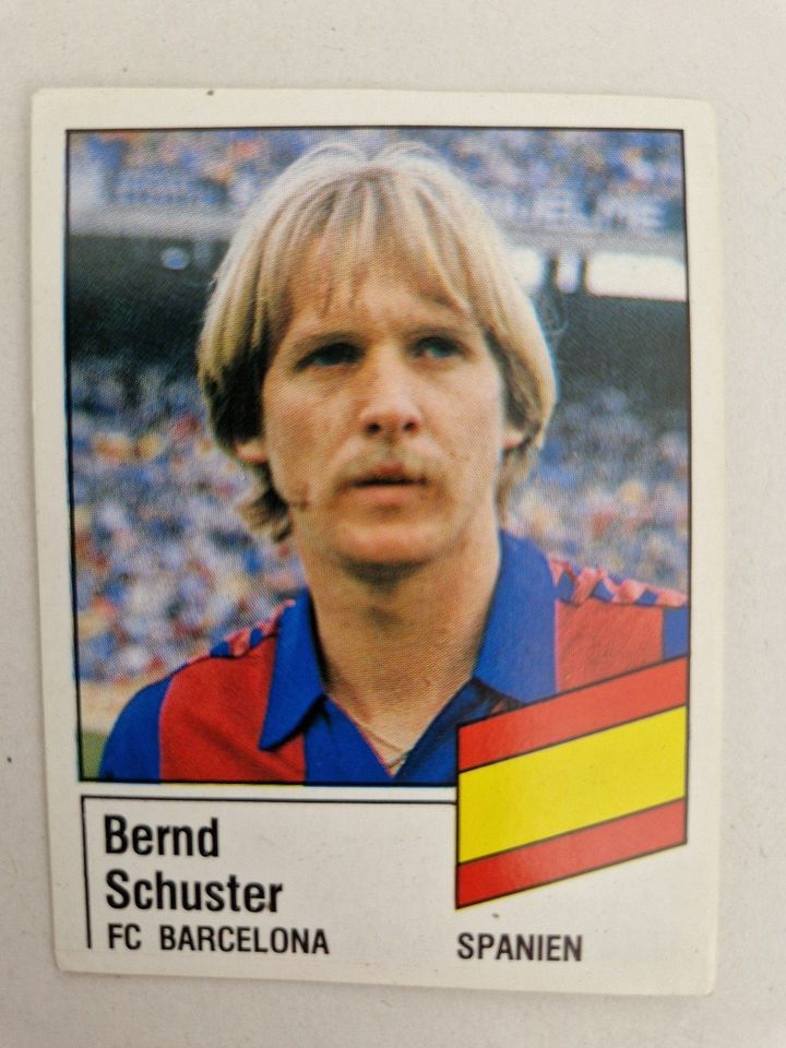 Panini Sticker - Bernd Schuster - FC Barcelona 1987 - ungeklebt in Tübingen
